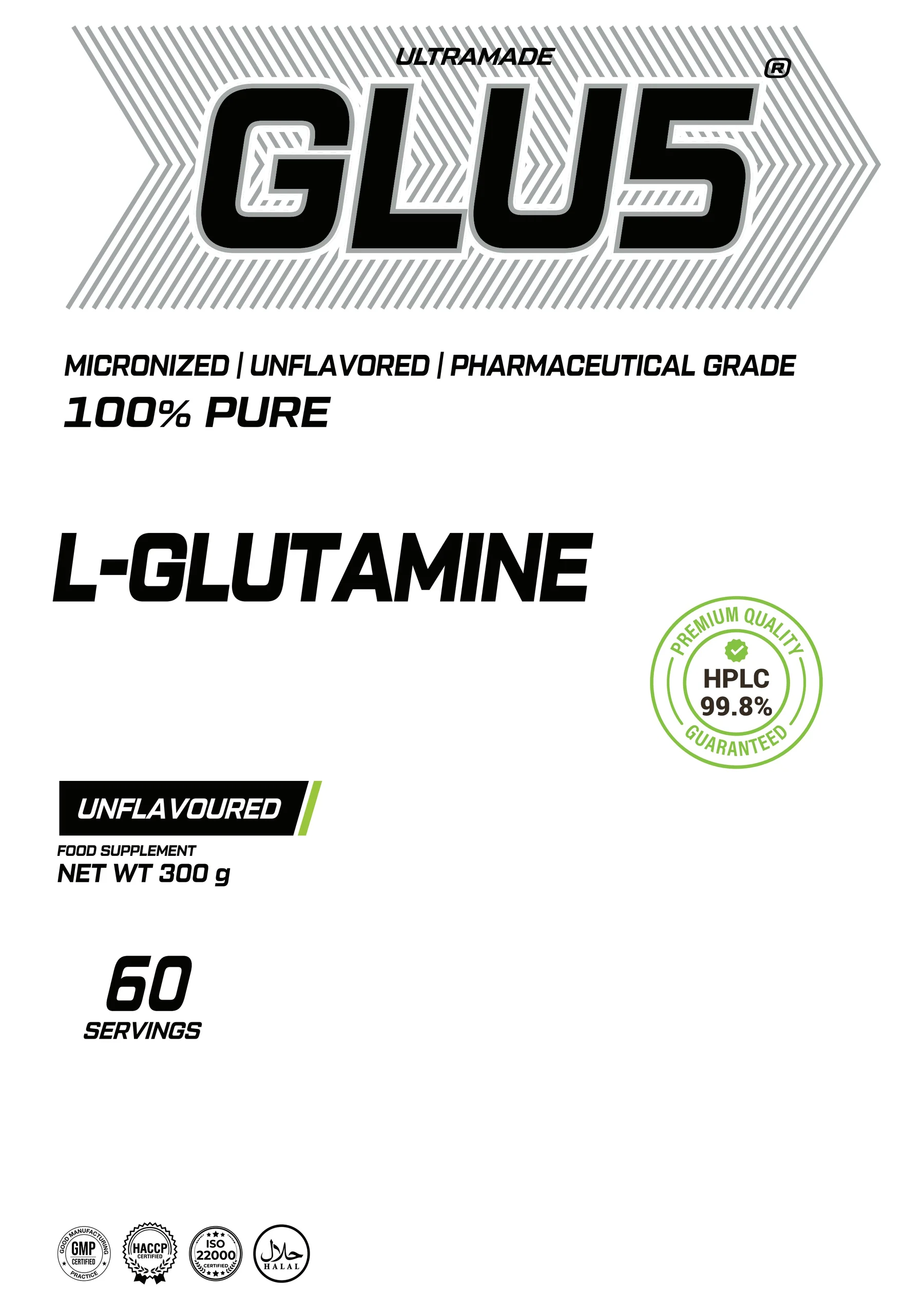 Ultramade Nutrition catalogue, page 30: GLU5