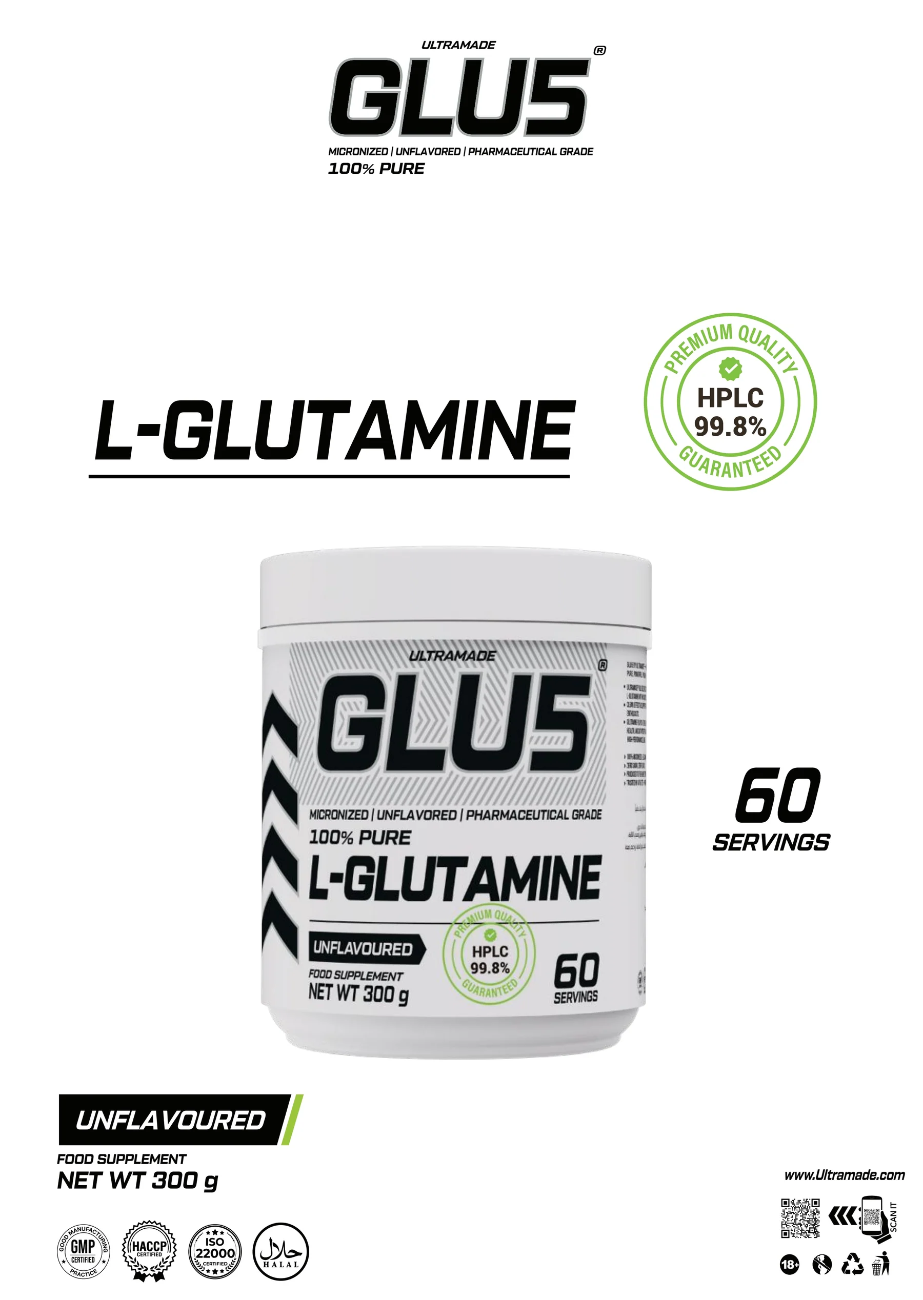 Ultramade Nutrition catalogue, page 32: GLU5