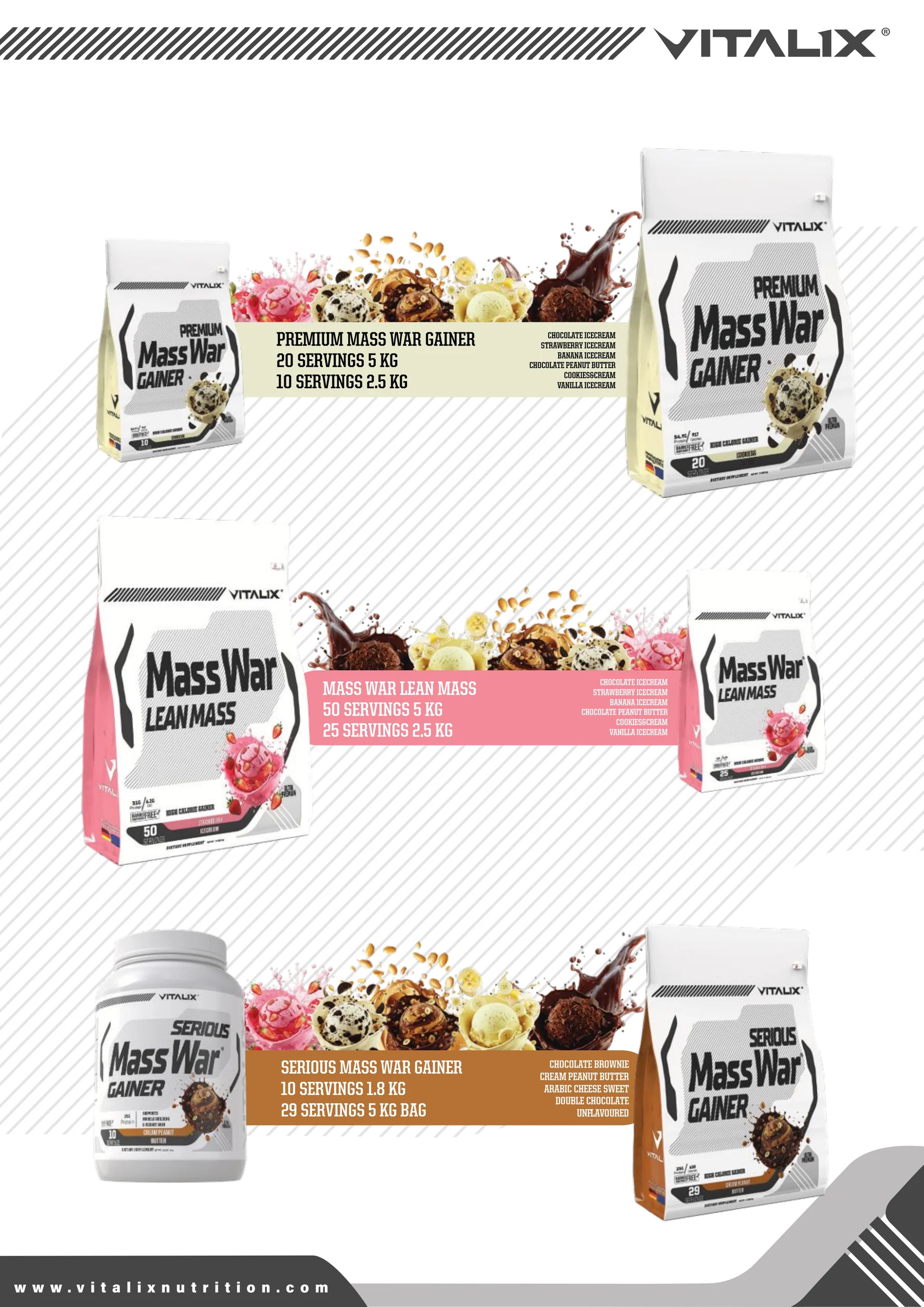 Ultramade Nutrition catalogue, page 56: Vitalix