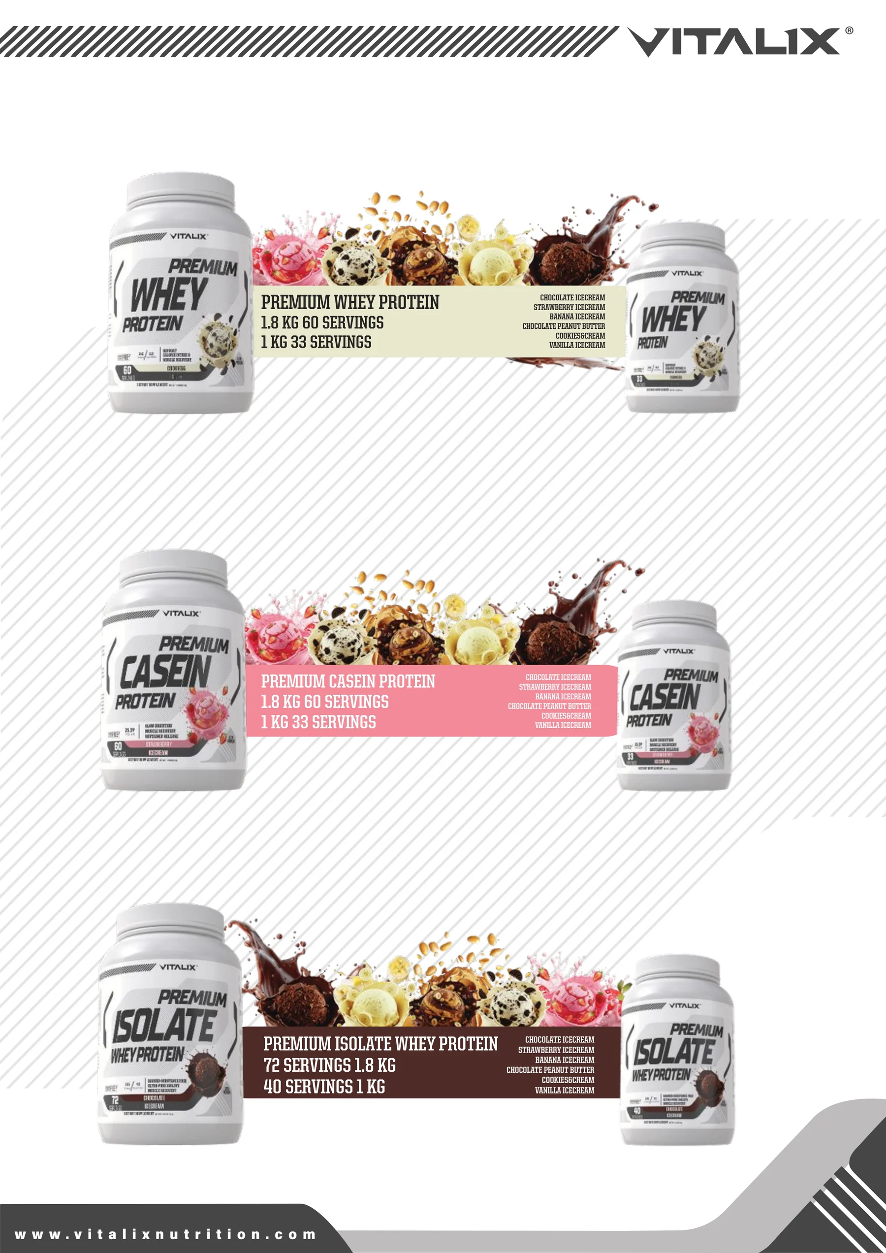 Ultramade Nutrition catalogue, page 57: Vitalix