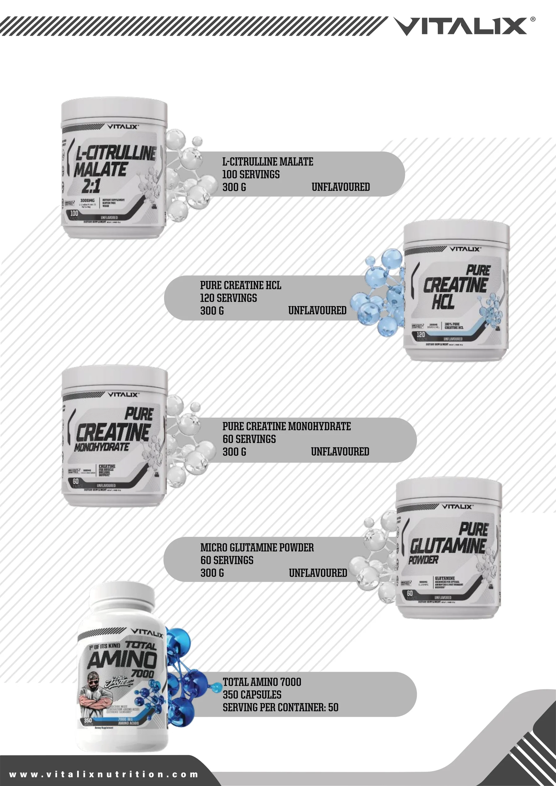 Ultramade Nutrition catalogue, page 59: Vitalix