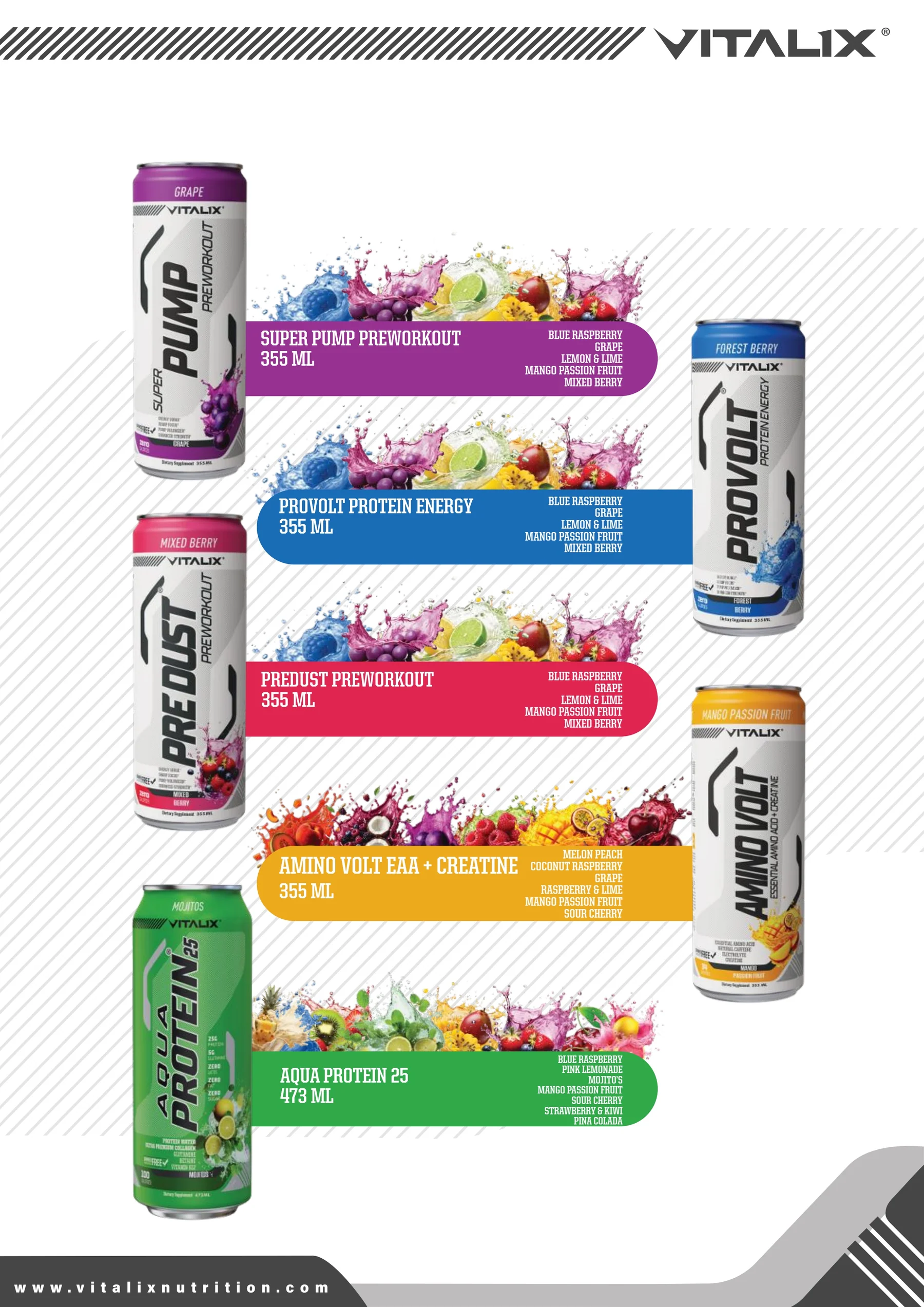 Ultramade Nutrition catalogue, page 65: Vitalix