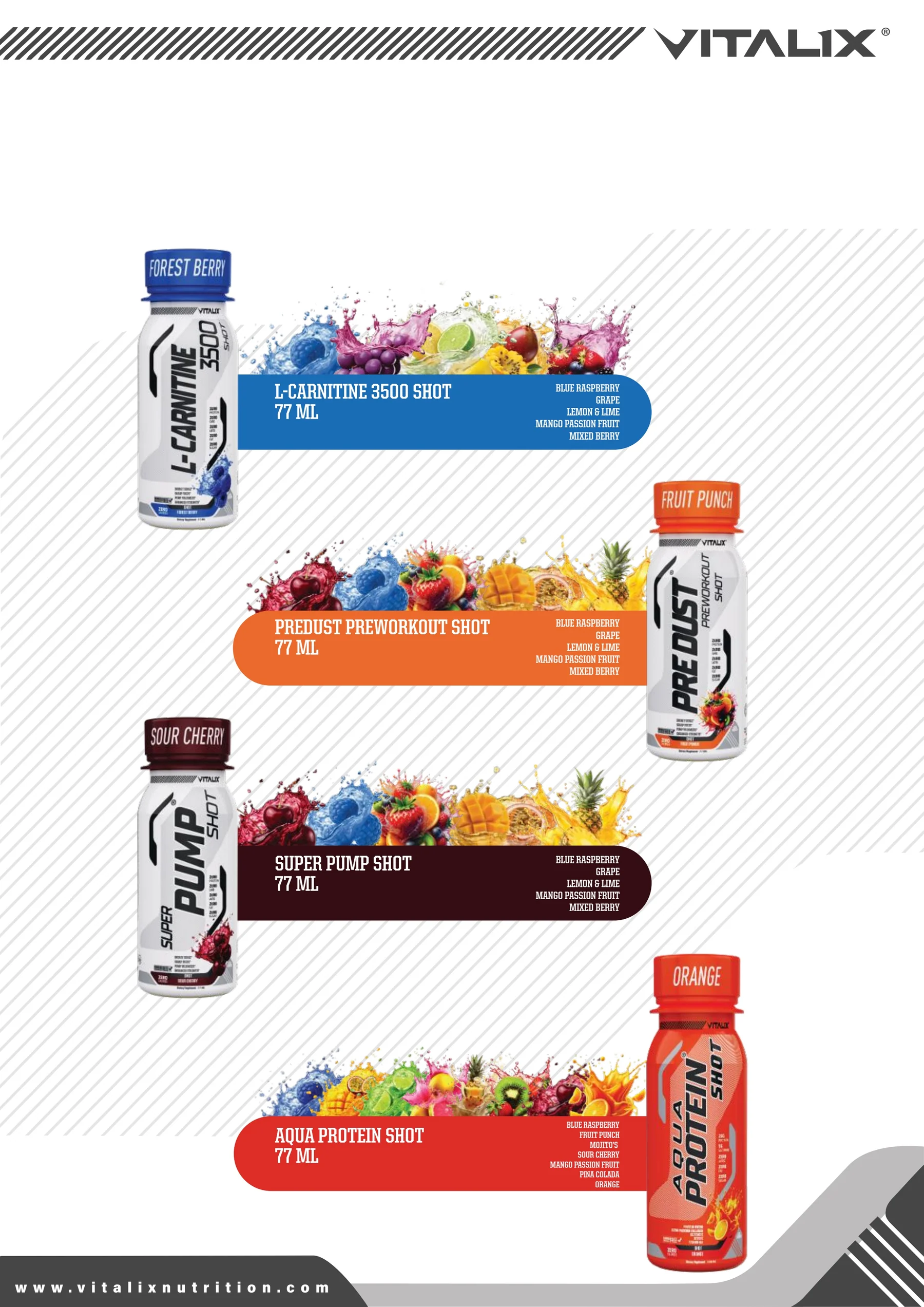 Ultramade Nutrition catalogue, page 66: Vitalix