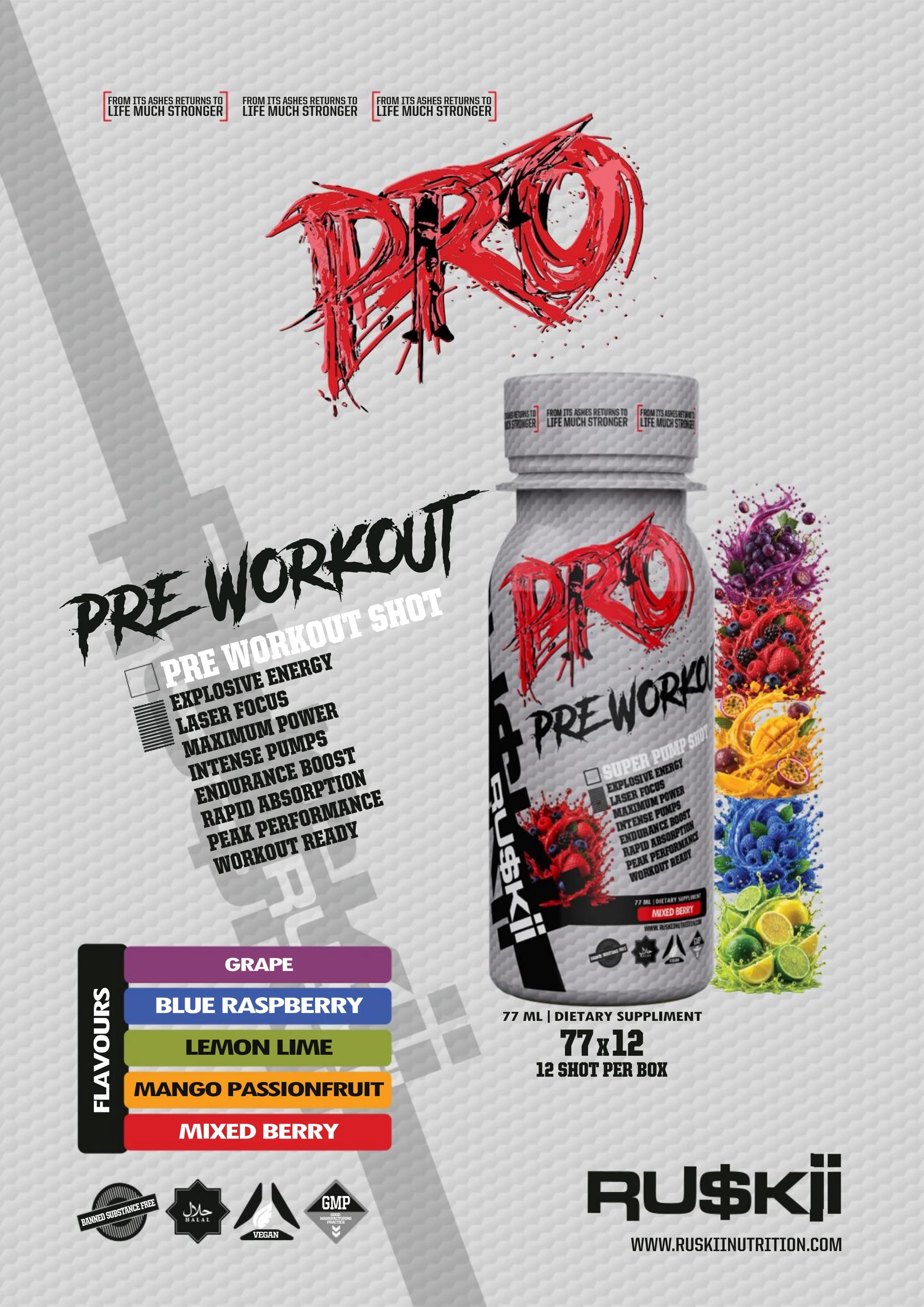 Ultramade Nutrition catalogue, page 74: Ruskii