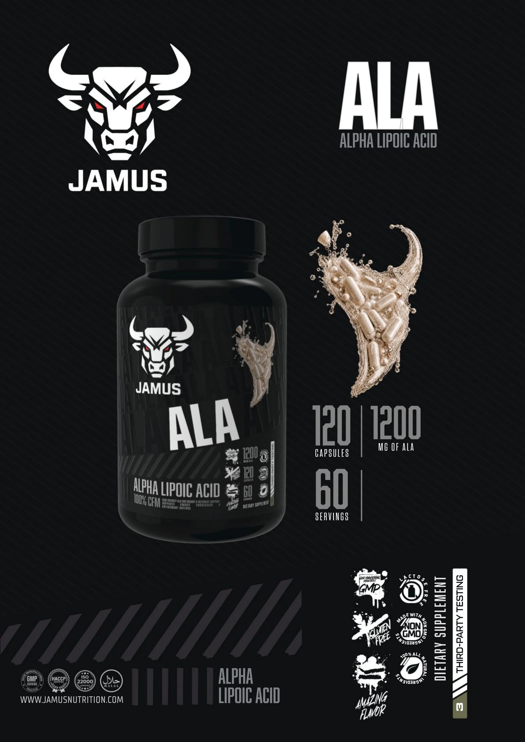 Ultramade Nutrition catalogue, page 128: Jamus