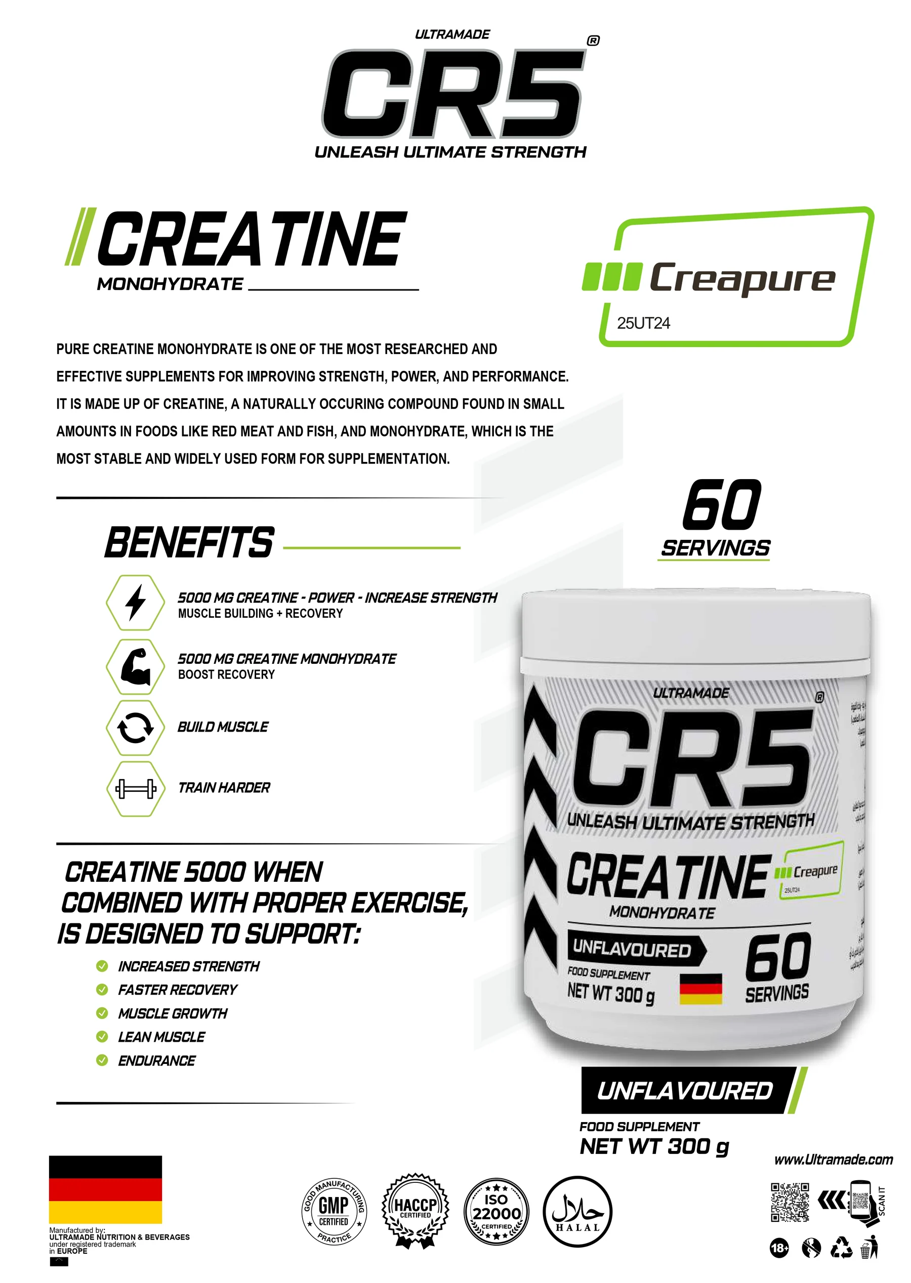 Ultramade Nutrition catalogue, page 25: CR5