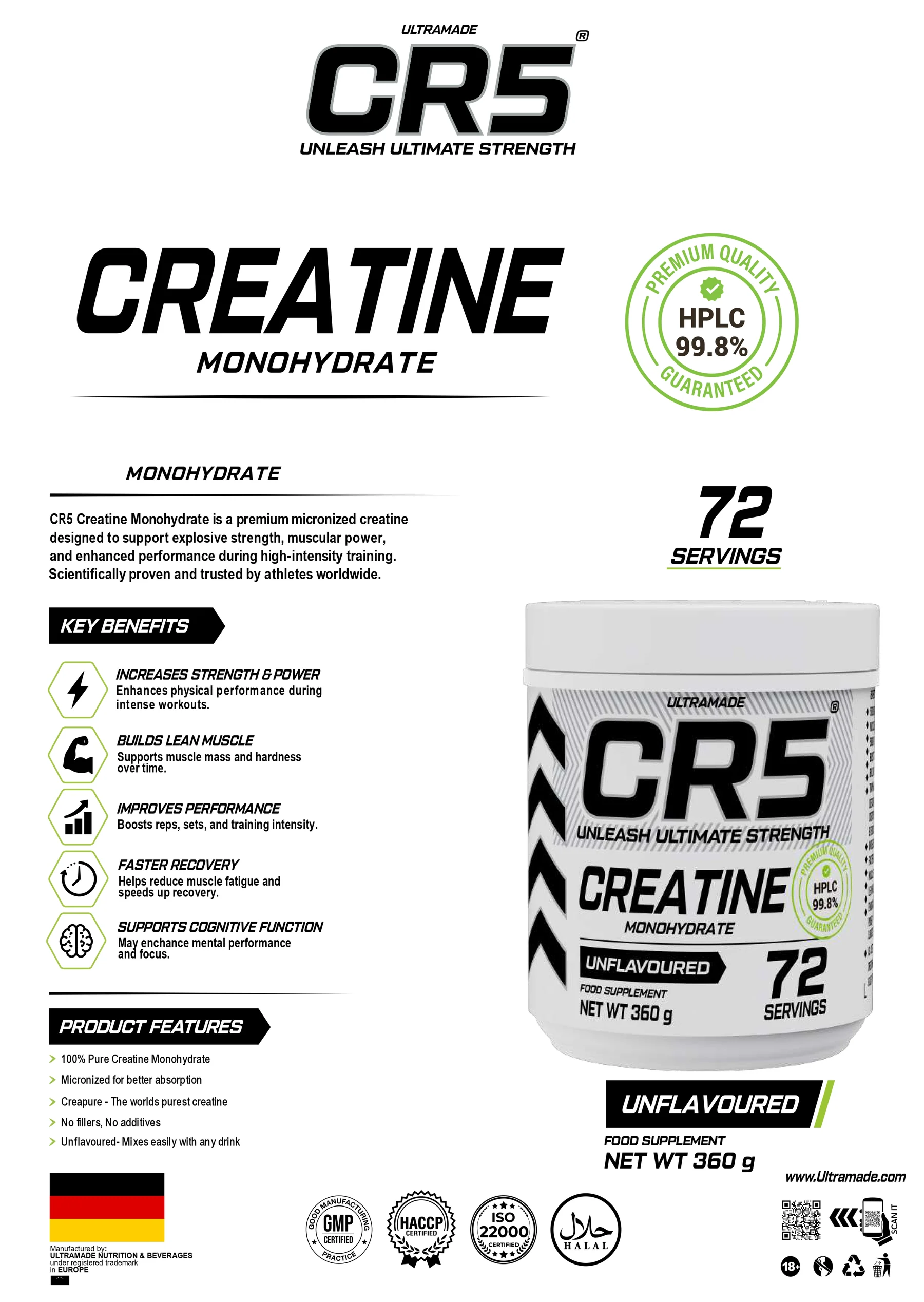 Ultramade Nutrition catalogue, page 26: CR5