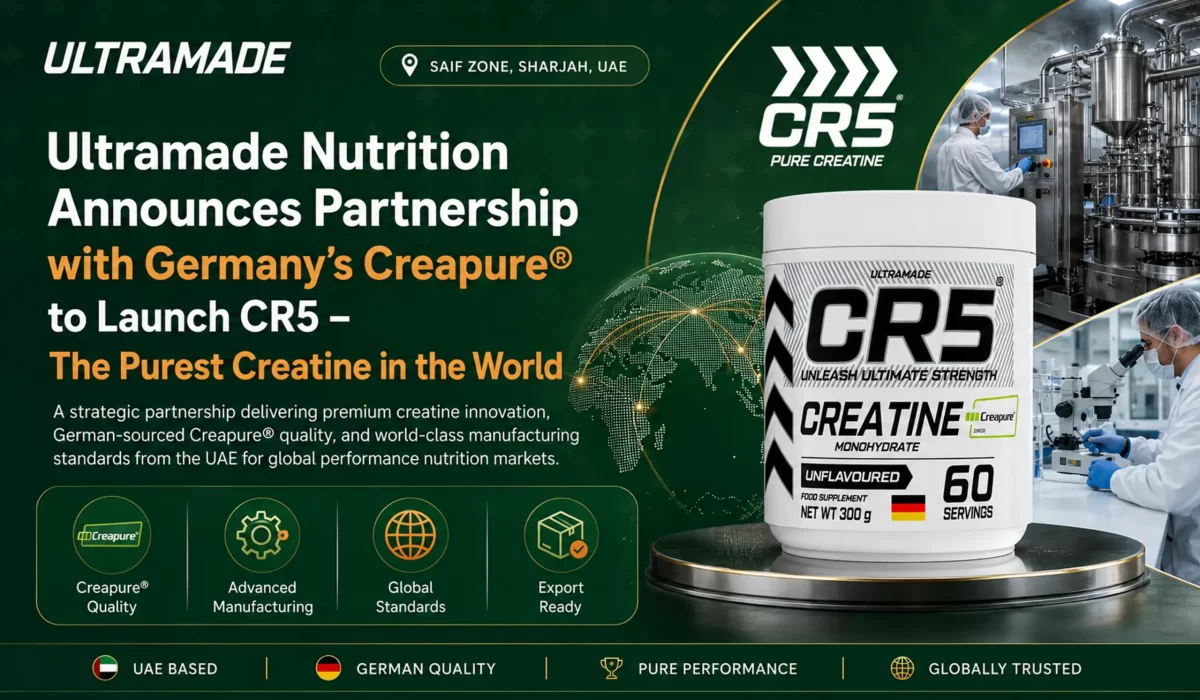 Ultramade-Nutrition-Announces-Partnership-with-Germanys-Creapure®-to-Launch-CR5-–-The-Purest-Creatine-in-the-World